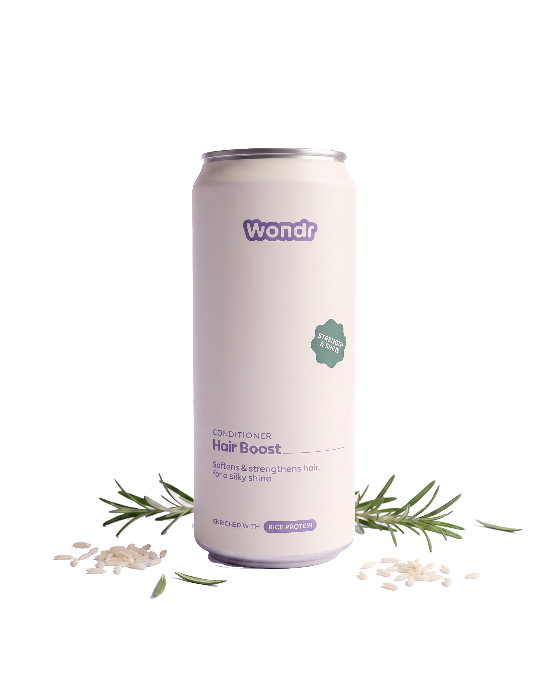 WONDR Liquid Conditioner Hair Boost Rosy Rice refill can