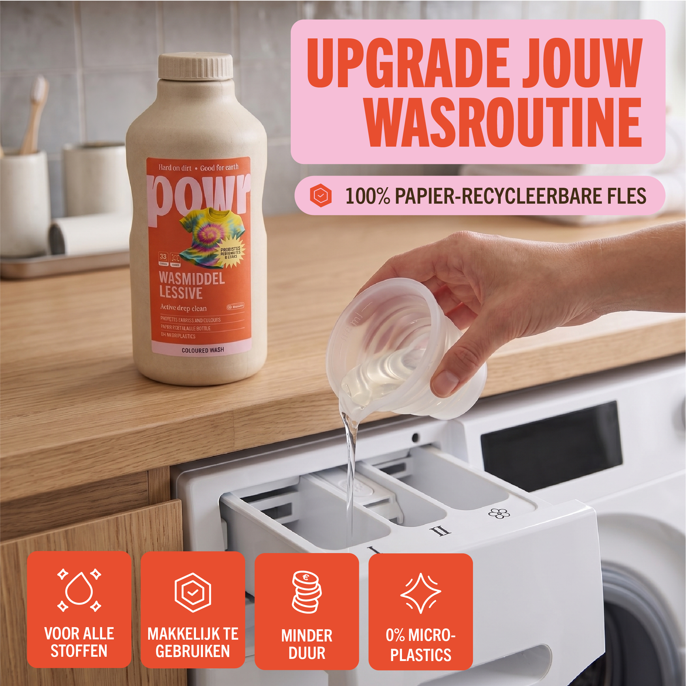 POWR Liquid voor gekleurde was