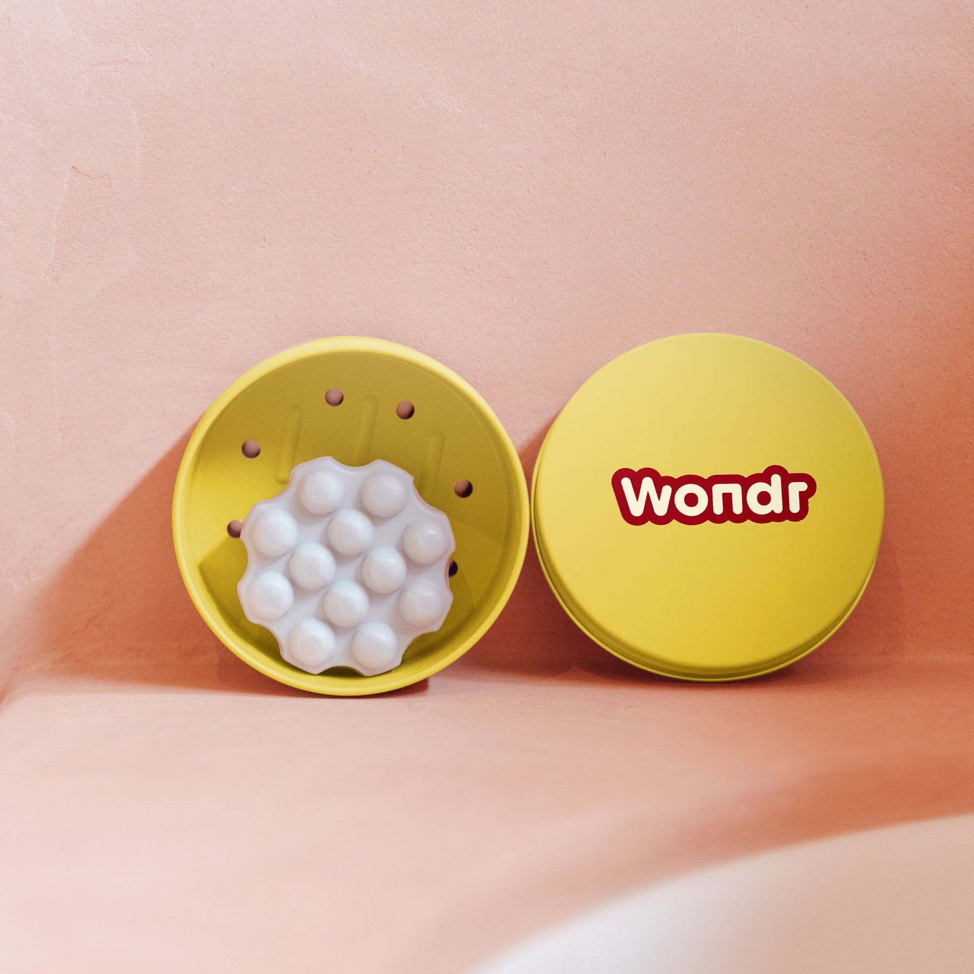 WONDR BEWAAR- EN REISDOOSJE YELLOW