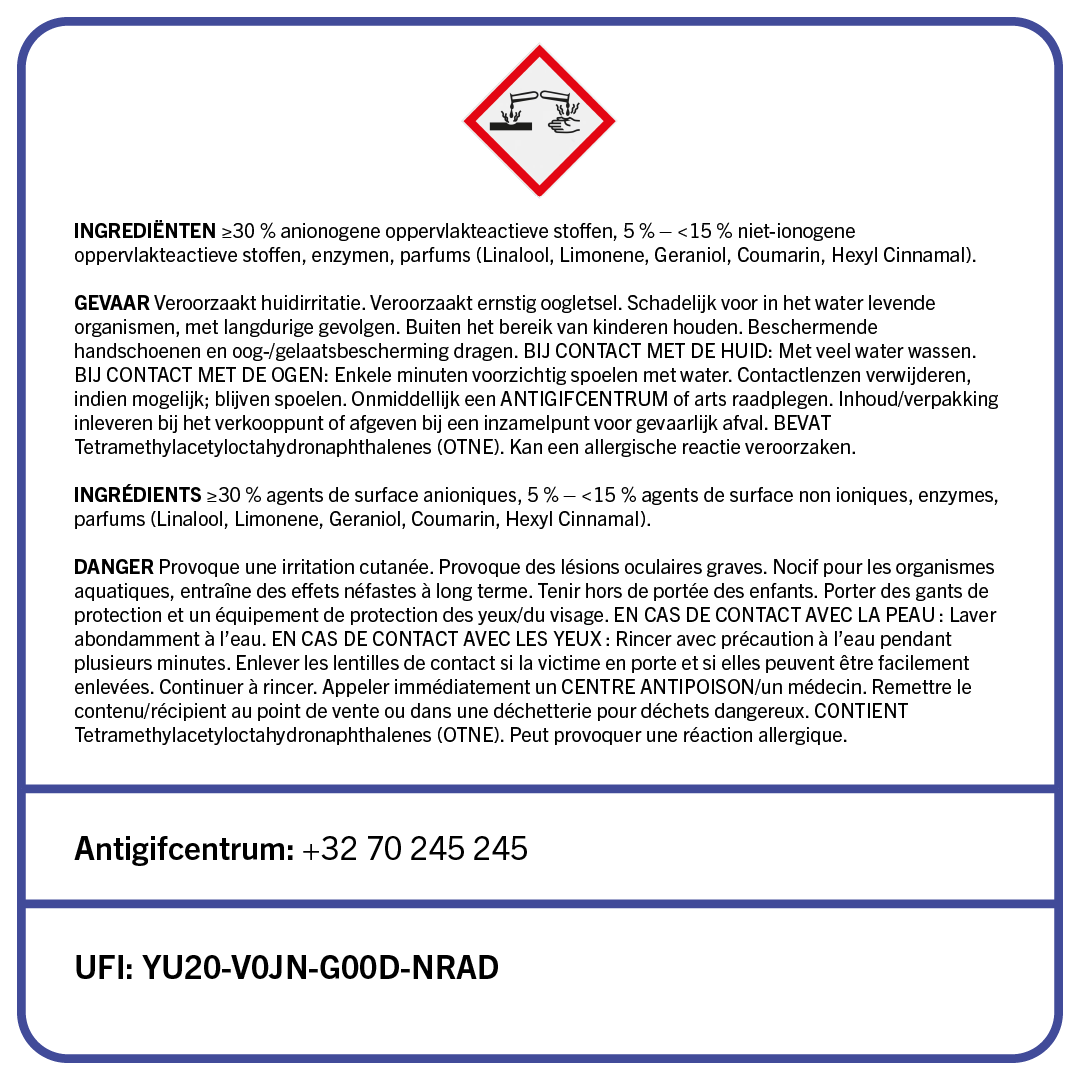 Jaarvoorraad Wasstrips voor donkere was | 8x40 wasbeurten