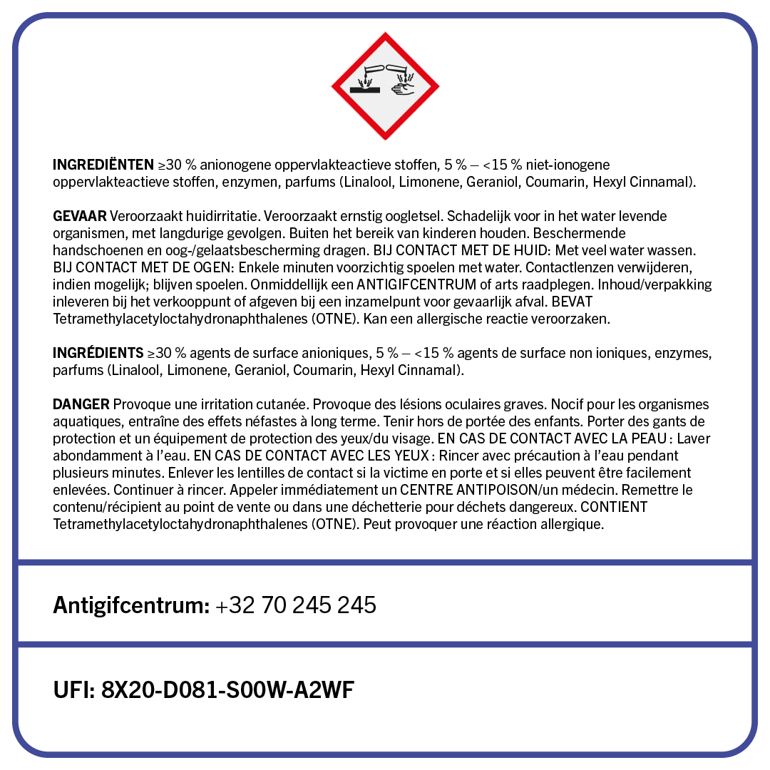 Jaarvoorraad Wasstrips voor witte was | 8x40 wasbeurten