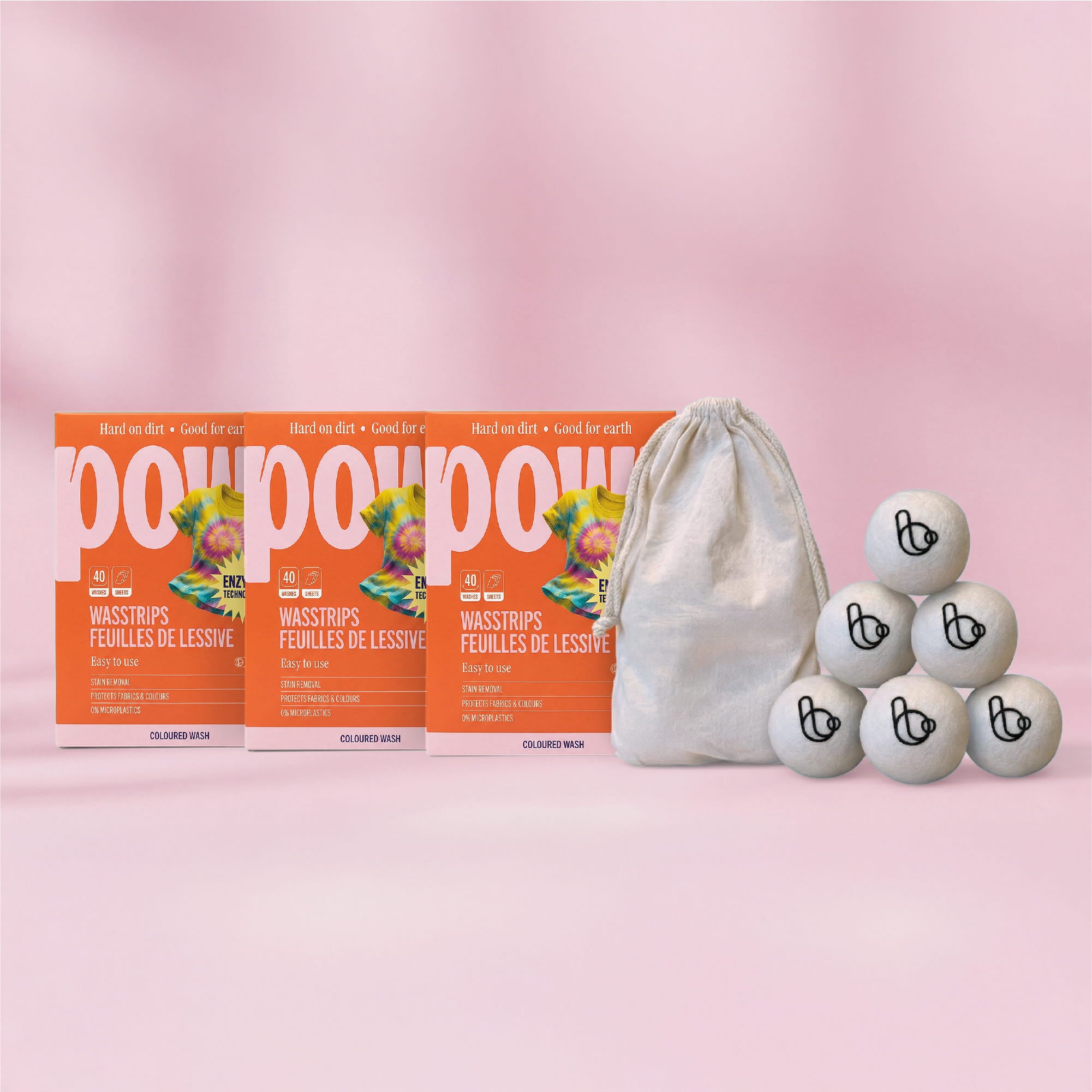 POWR Coloured Wash & Dry Bundle