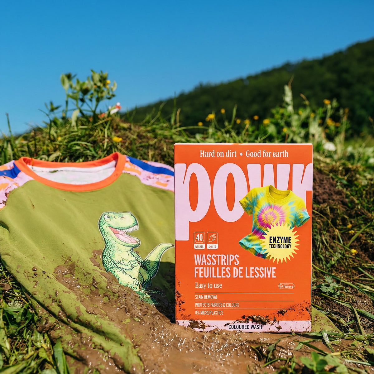 POWR Feuilles de lessive linge coloré