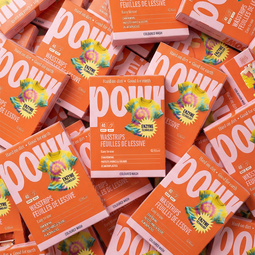 Jaarvoorraad Wasstrips voor gekleurde was | 8x40 wasbeurten