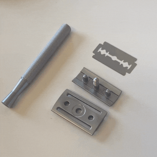 DUBBELZIJDIGE SCHEERMESJES RVS | 5 stuks