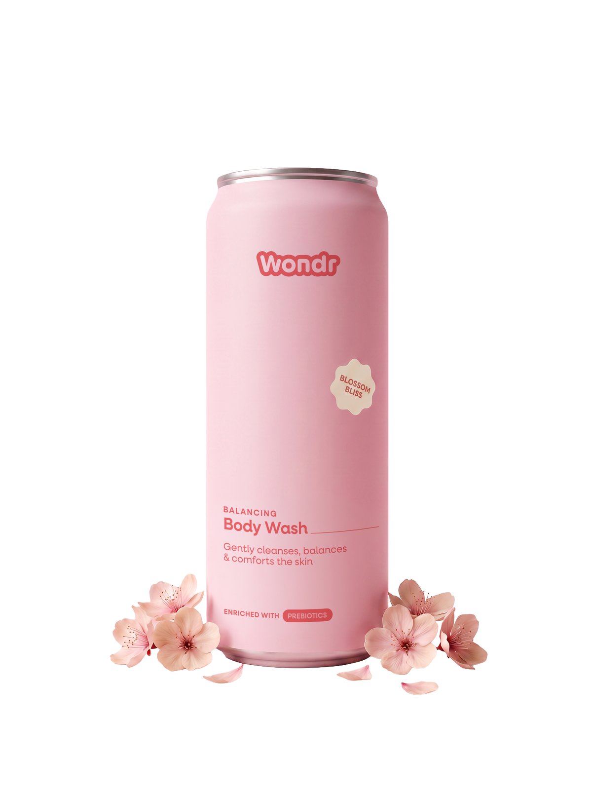 WONDR Liquid Body Wash Balancing Blossom Bliss refill can