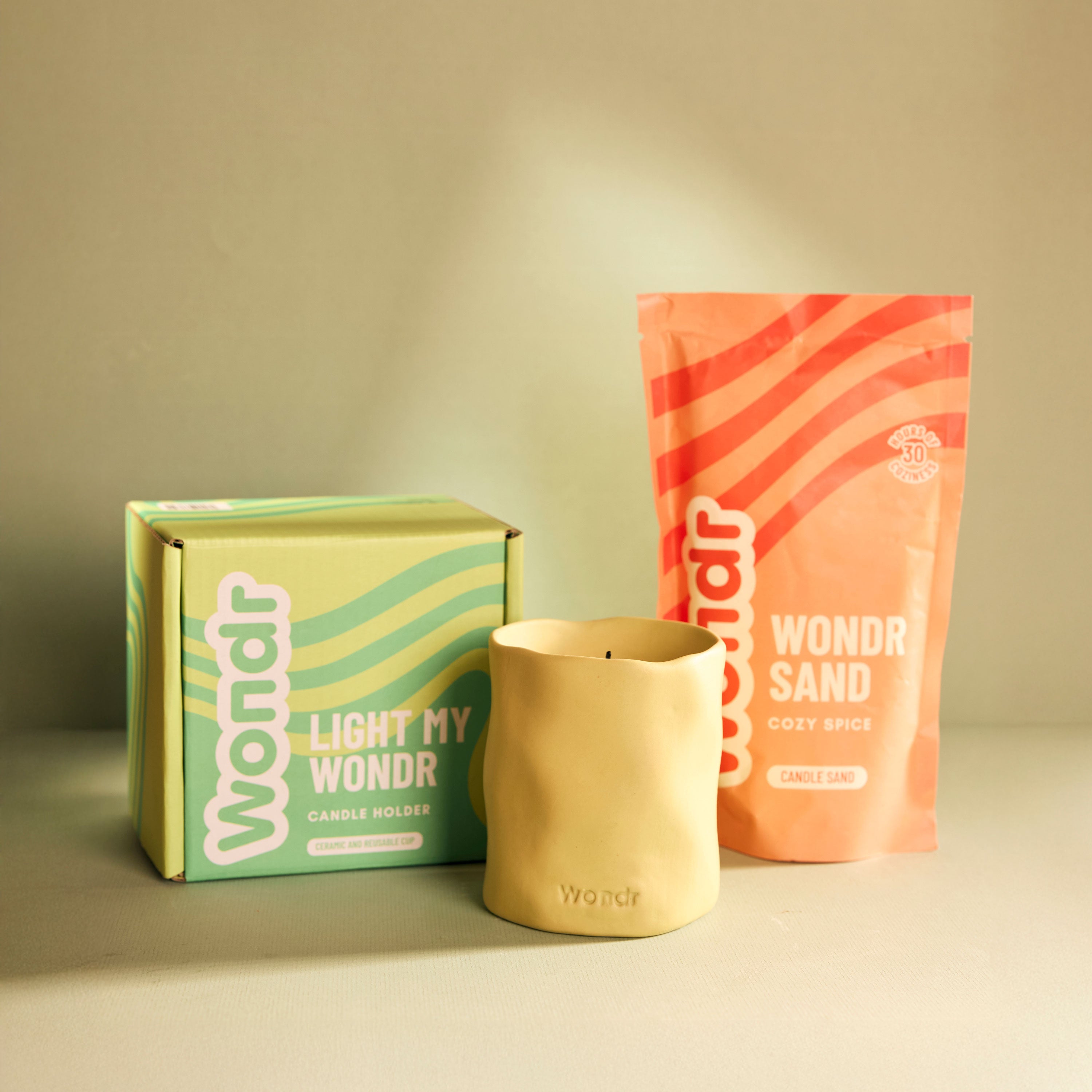 COZY SPICE | Light my WONDR Candle Kit