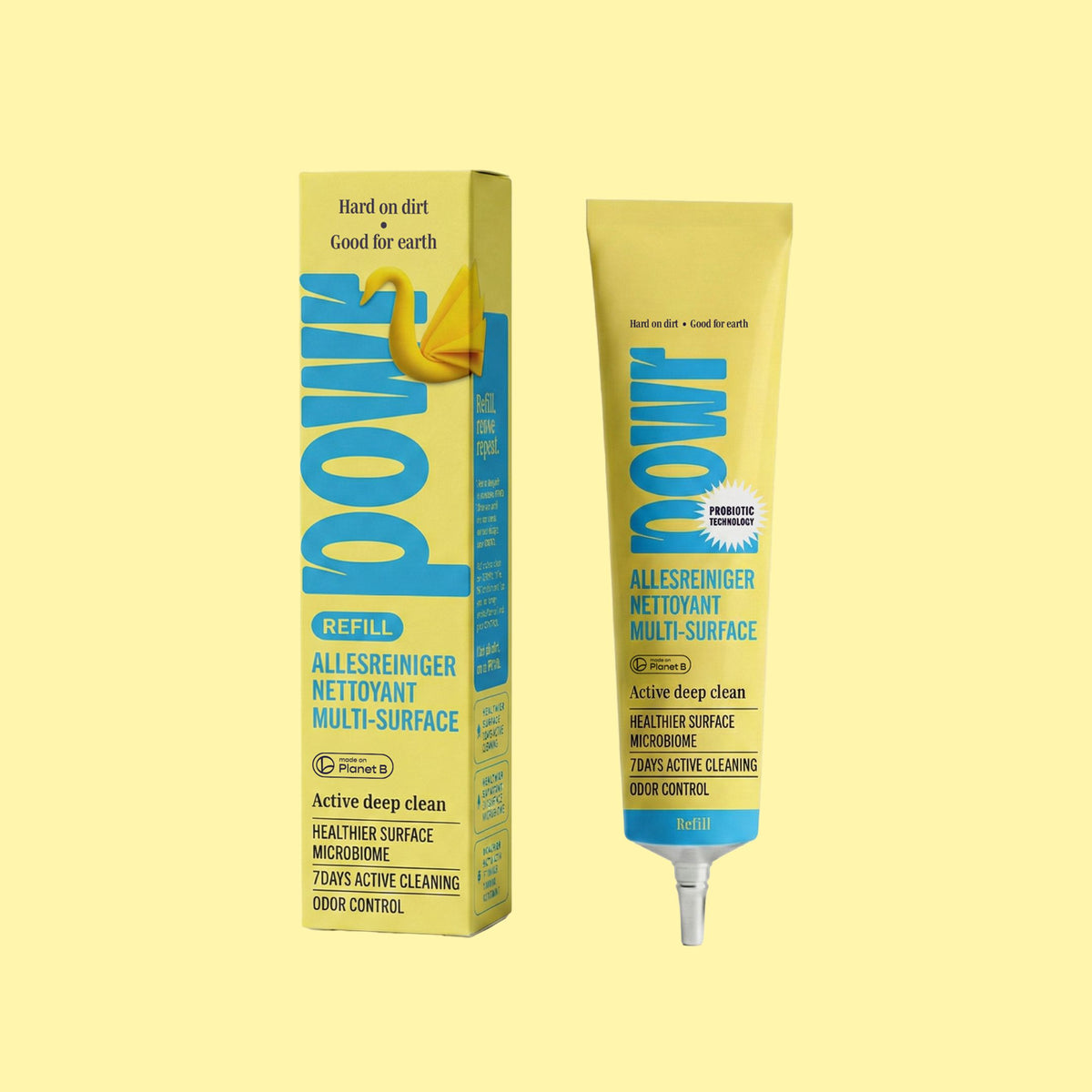 Vul je lege sprayfles met 450 ml water