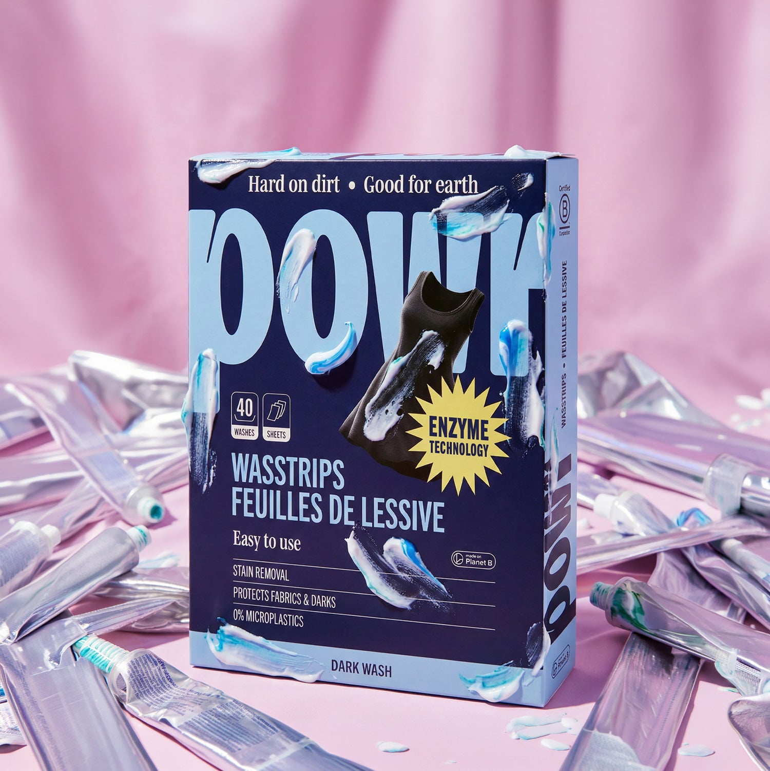 POWR Wasstrips voor donkere was