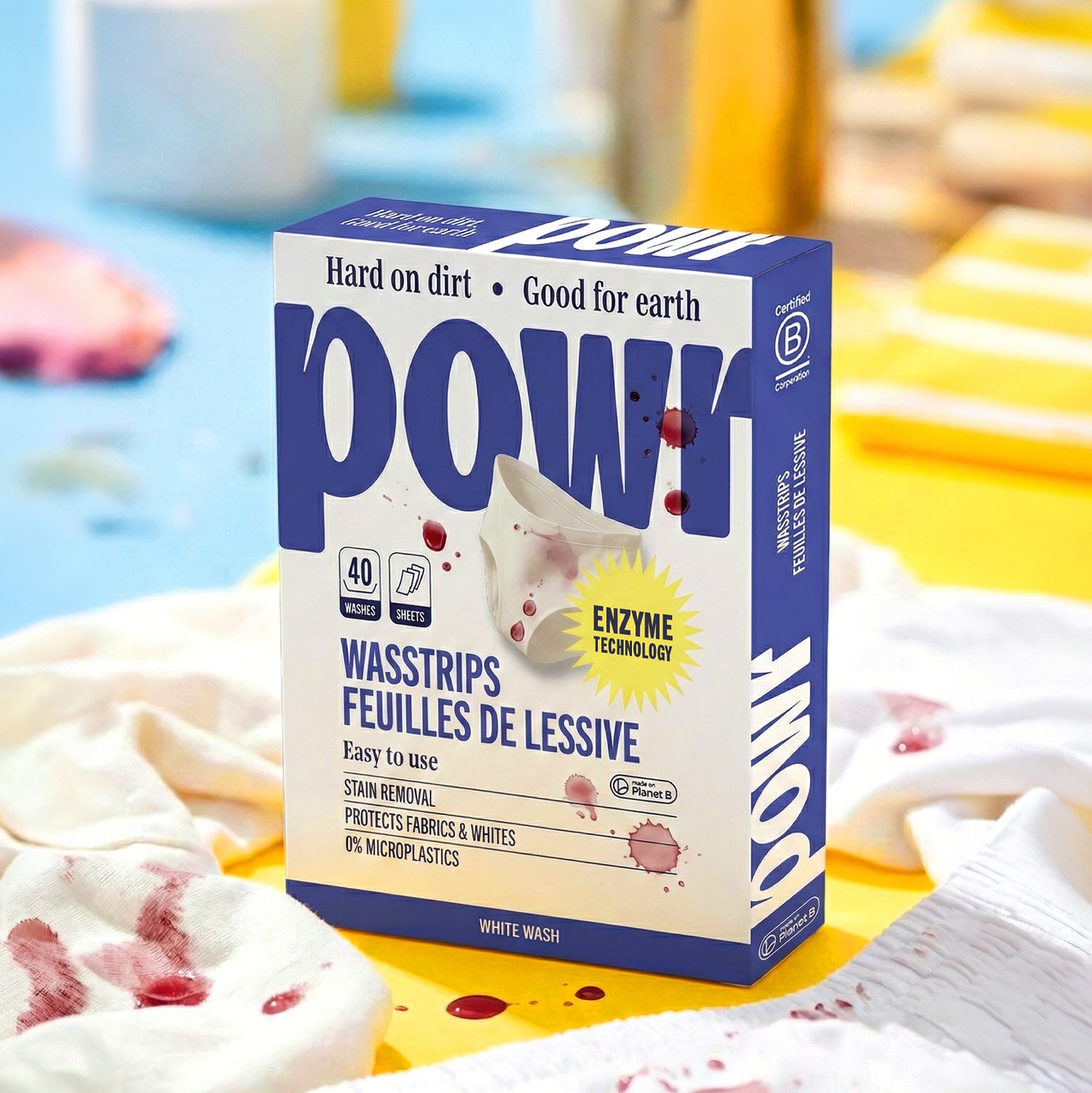 POWR Wasstrips voor witte was