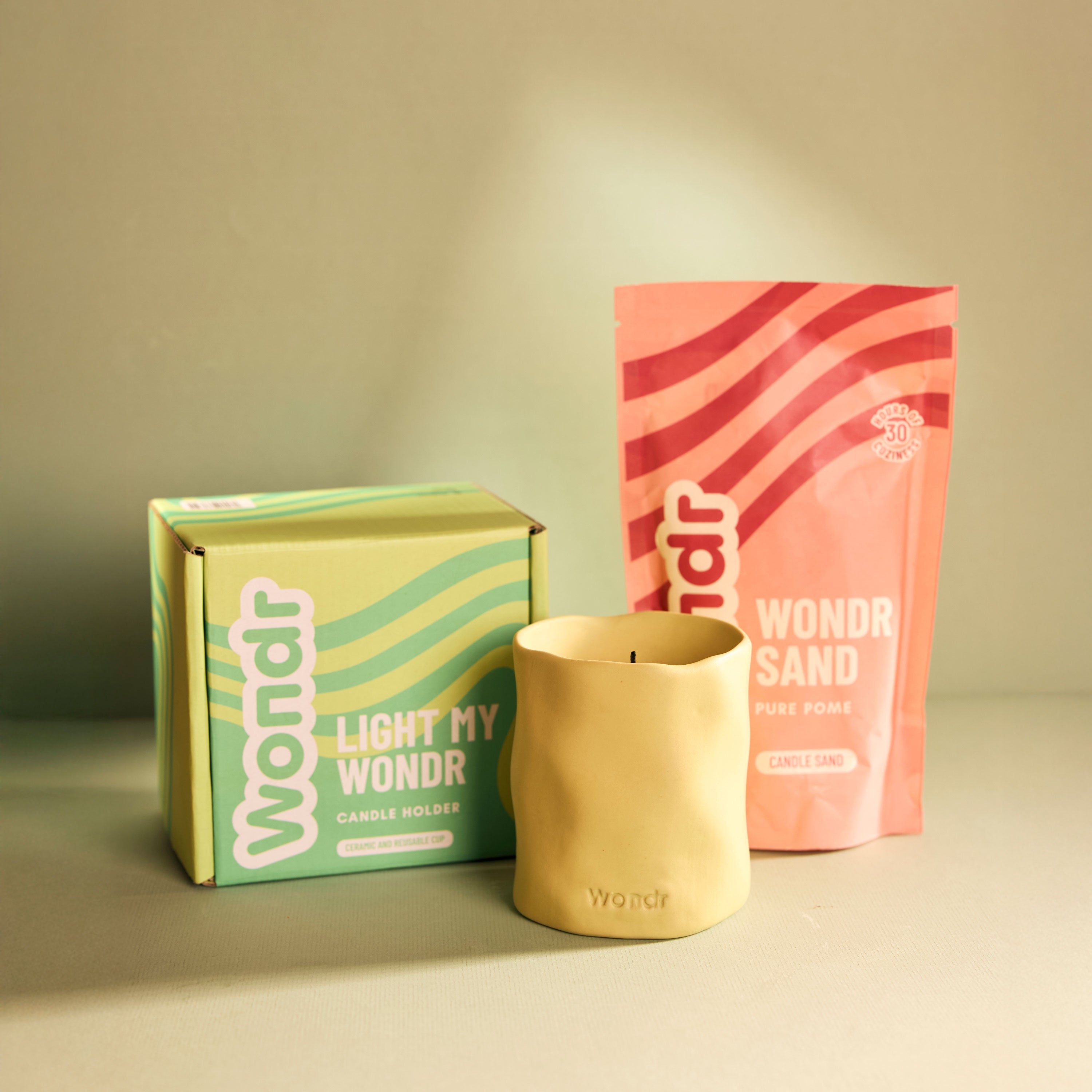 PURE POME | Light my WONDR Candle Kit